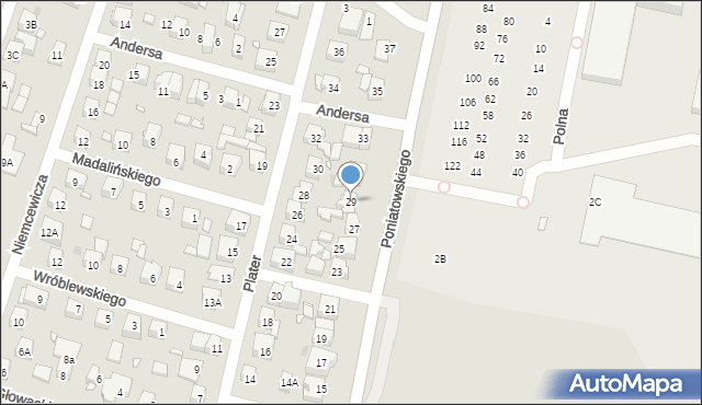 Kobyłka, Napoleona, 29, mapa Kobyłka