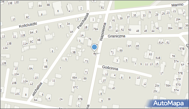 Kobyłka, Napoleona, 75, mapa Kobyłka