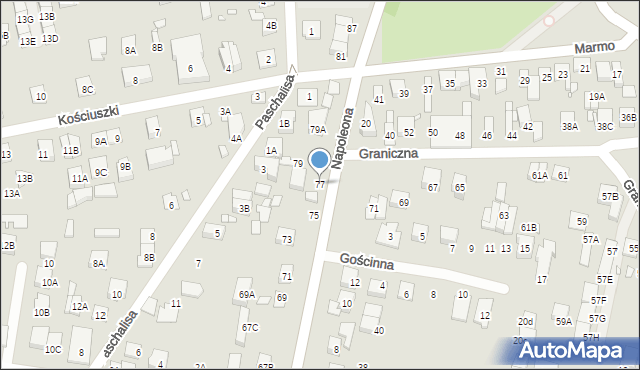 Kobyłka, Napoleona, 77, mapa Kobyłka