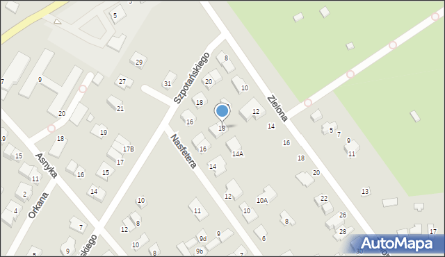 Kobyłka, Nasfetera Stefana, 18, mapa Kobyłka
