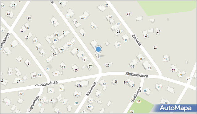 Kobyłka, Nasfetera Stefana, 2, mapa Kobyłka