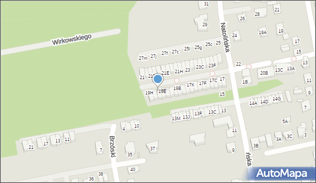 Kobyłka, Natolińska, 19F, mapa Kobyłka