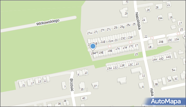 Kobyłka, Natolińska, 19H, mapa Kobyłka