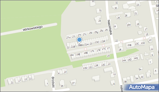 Kobyłka, Natolińska, 21E, mapa Kobyłka