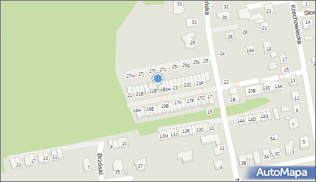 Kobyłka, Natolińska, 21F, mapa Kobyłka