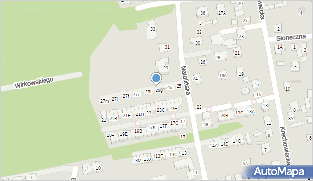 Kobyłka, Natolińska, 25h, mapa Kobyłka