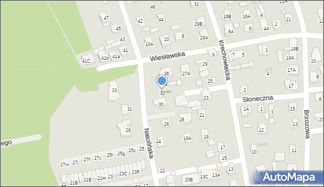 Kobyłka, Natolińska, 32, mapa Kobyłka