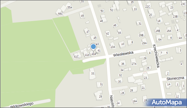 Kobyłka, Natolińska, 41a, mapa Kobyłka