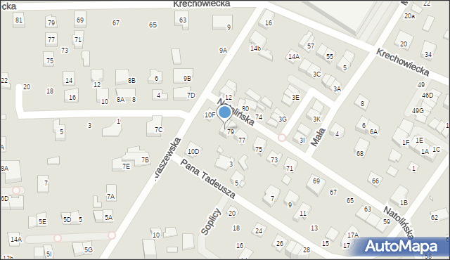 Kobyłka, Natolińska, 81, mapa Kobyłka