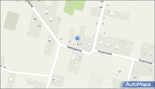 Koczwara, Nadstawna, 6, mapa Koczwara