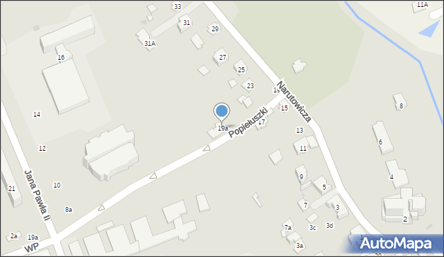 Kolbuszowa, Narutowicza Gabriela, 19a, mapa Kolbuszowa