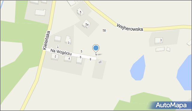 Koleczkowo, Na Wzgórzu, 7, mapa Koleczkowo