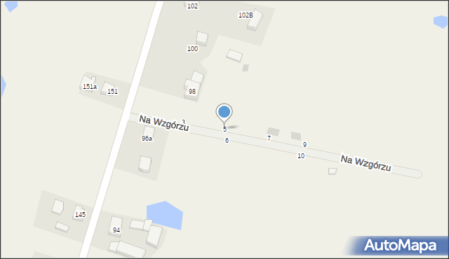 Kolonia, Na Wzgórzu, 5, mapa Kolonia