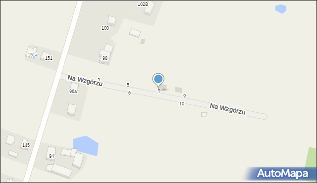 Kolonia, Na Wzgórzu, 7, mapa Kolonia