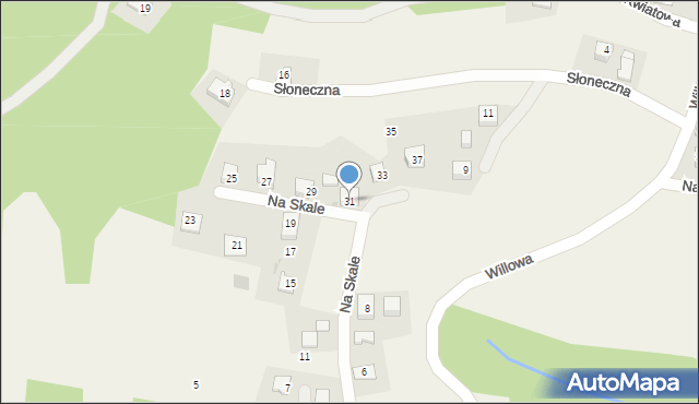 Konary, Na Skale, 31, mapa Konary