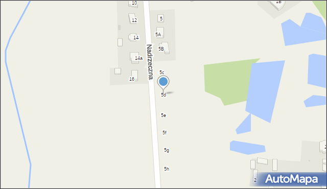 Konopki, Nadrzeczna, 5d, mapa Konopki