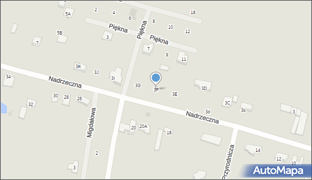 Konstantynów Łódzki, Nadrzeczna, 3F, mapa Konstantynów Łódzki