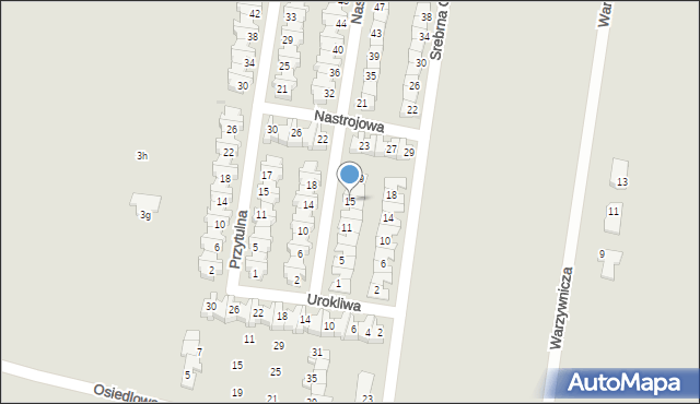 Konstantynów Łódzki, Nastrojowa, 15, mapa Konstantynów Łódzki