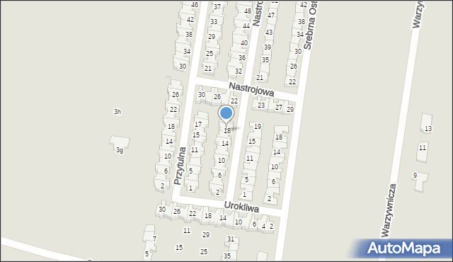 Konstantynów Łódzki, Nastrojowa, 18, mapa Konstantynów Łódzki