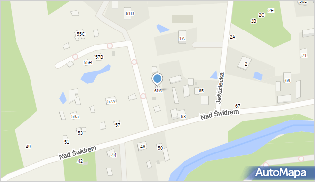 Kopki, Nad Świdrem, 61A, mapa Kopki