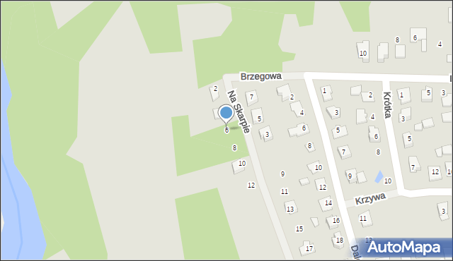 Koronowo, Na Skarpie, 6, mapa Koronowo