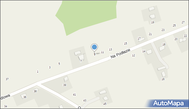 Kostkowice, Na Podłazie, 9, mapa Kostkowice