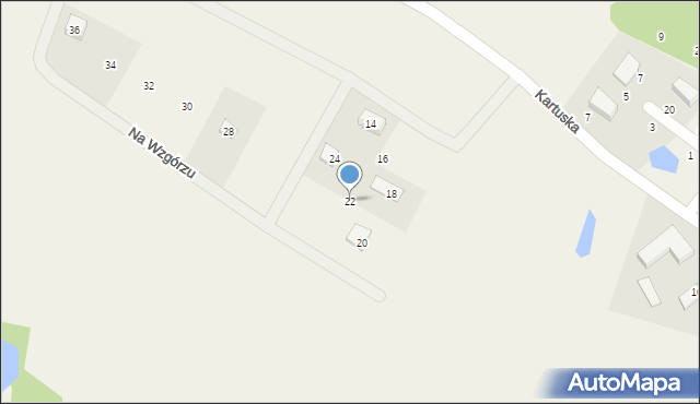 Kowalewo, Na Wzgórzu, 22, mapa Kowalewo