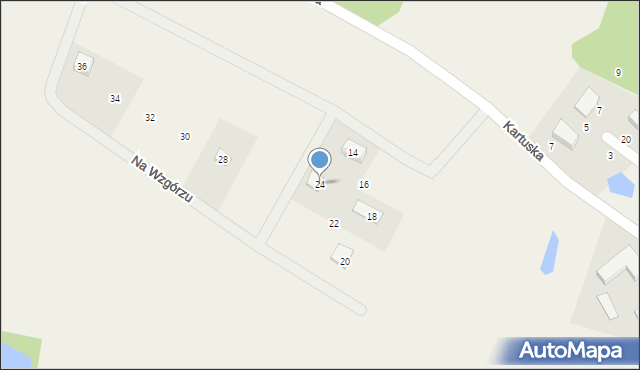 Kowalewo, Na Wzgórzu, 24, mapa Kowalewo