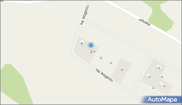 Kowalewo, Na Wzgórzu, 34, mapa Kowalewo