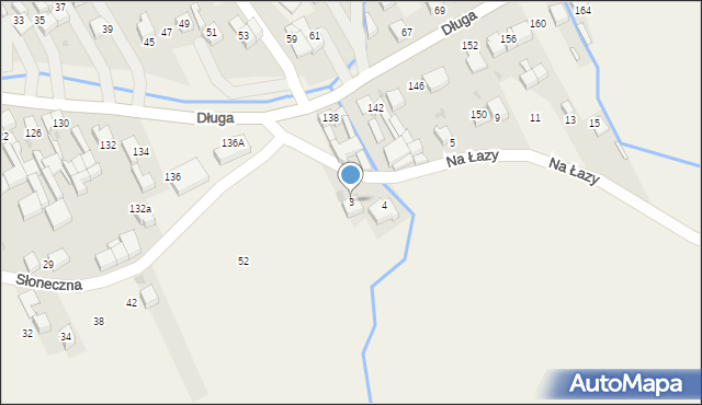 Krempachy, Na Łazy, 3, mapa Krempachy