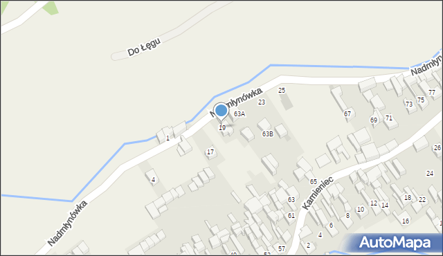 Krempachy, Nadmłynówka, 19, mapa Krempachy