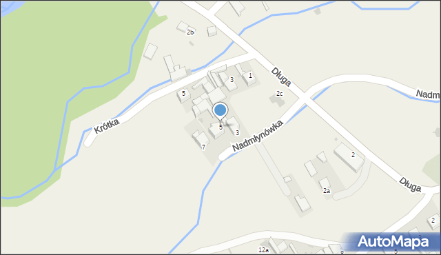 Krempachy, Nadmłynówka, 5, mapa Krempachy