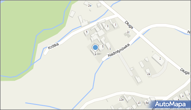 Krempachy, Nadmłynówka, 7, mapa Krempachy