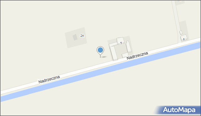 Krzeszyce, Nadrzeczna, 4d, mapa Krzeszyce