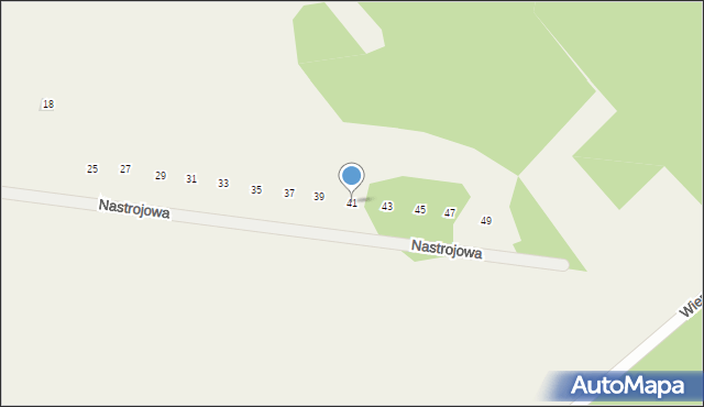 Kuriany, Nastrojowa, 41, mapa Kuriany