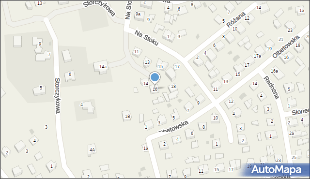Kurzętnik, Na Stoku, 16, mapa Kurzętnik