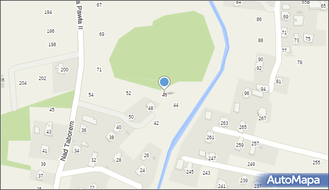 Ladzin, Nad Taborem, 46, mapa Ladzin