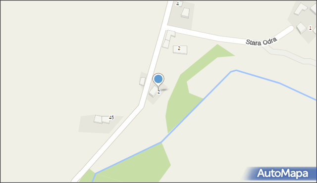 Lasaki, Nadodrzańska, 2, mapa Lasaki