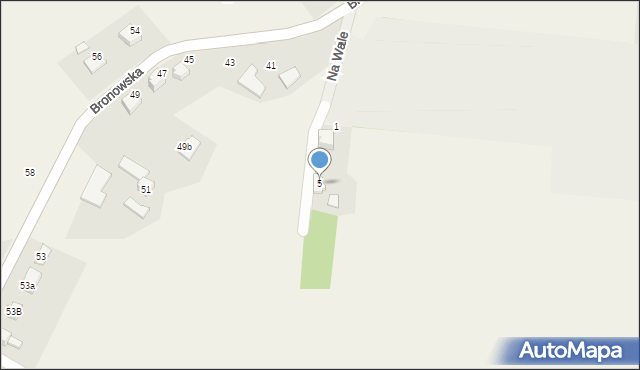 Ligota, Na Wale, 5, mapa Ligota