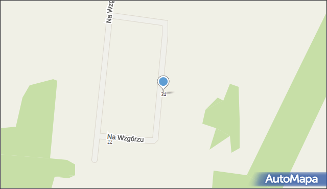 Ligota, Na Wzgórzu, 34, mapa Ligota