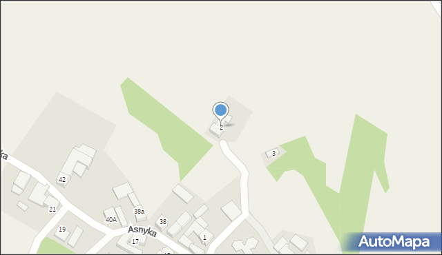 Ligota Książęca, Nad Potokiem, 2, mapa Ligota Książęca