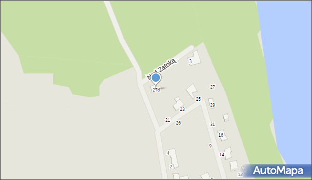 Lipiany, Nad Zatoką, 1, mapa Lipiany