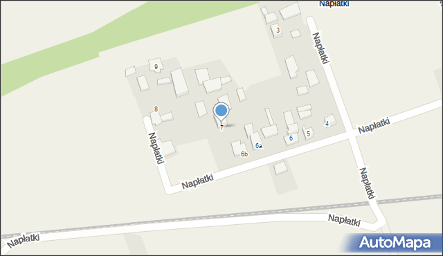 Lisowice, Napłatki, 7, mapa Lisowice