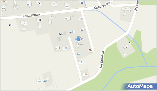 Łodygowice, Na Stawach, 12e, mapa Łodygowice