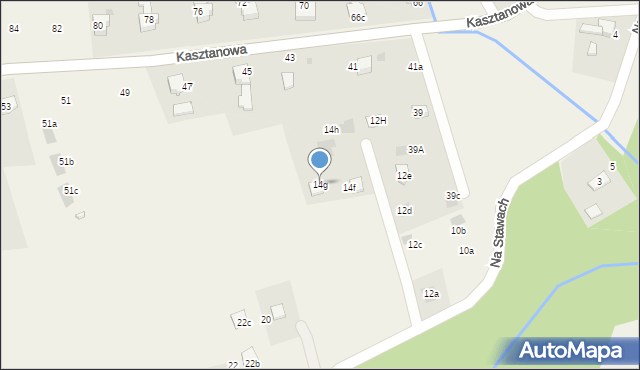 Łodygowice, Na Stawach, 14g, mapa Łodygowice