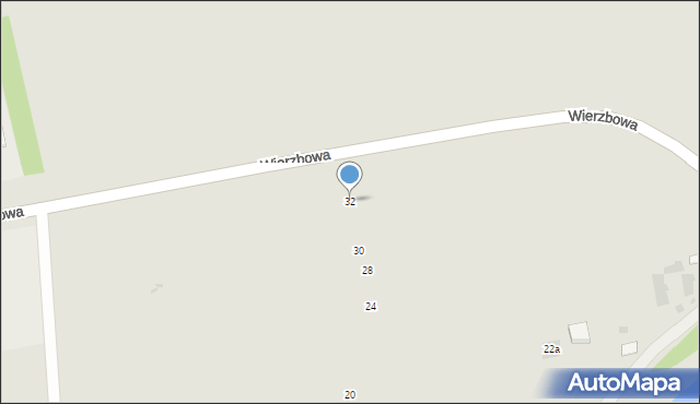Lubartów, Nadrzeczna, 32, mapa Lubartów
