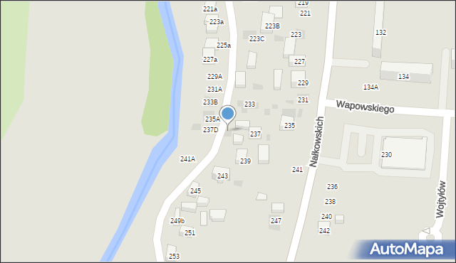 Lublin, Nałkowskich, 237b, mapa Lublina