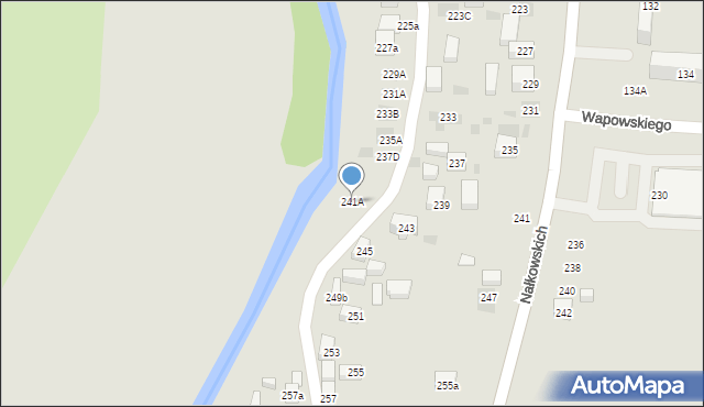 Lublin, Nałkowskich, 241A, mapa Lublina