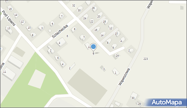 Łuczyce, Nad Potokiem, 5, mapa Łuczyce