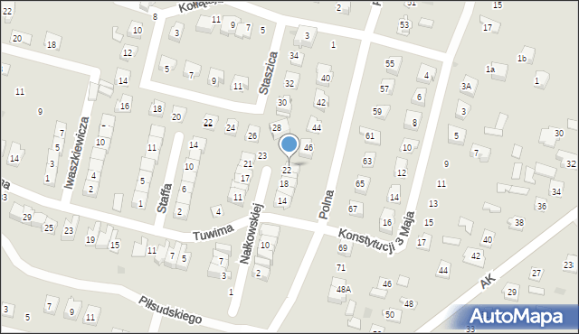 Maków Mazowiecki, Nałkowskiej Zofii, 24, mapa Maków Mazowiecki